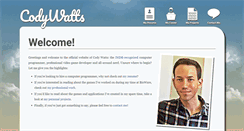 Desktop Screenshot of codywatts.com